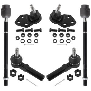 BOXI 6pcs Front Inner Outer Tie Rod Ends Ball Joints Fits for Buick LeSabre 1986-1999 for Cadillac Deville 1985-1993
